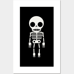 Simple Skeleton Posters and Art